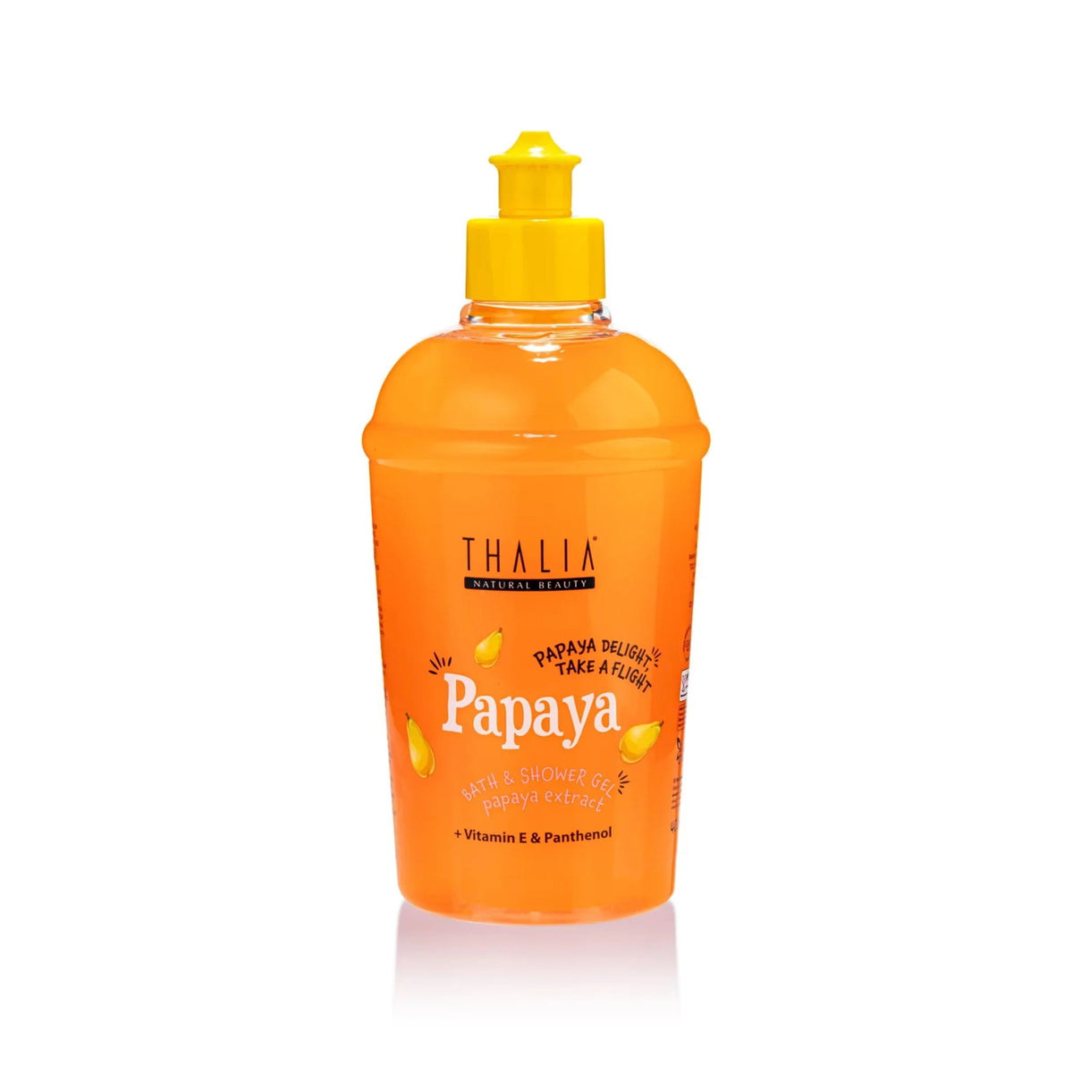 Thalia Natural Beauty Thalia Natural Beauty, Papaya, Reinigung und Hydratisierung, Flüssigseife, For Body & Hands, 400 ml Reg