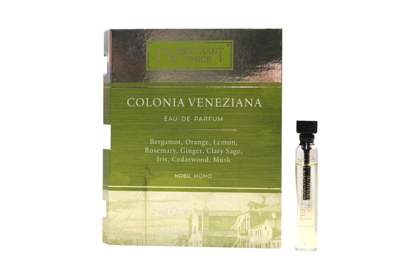 The Merchant Of Venice The Merchant Of Venice, Colonia Veneziana, Eau de Parfum, Für Männer, 2 ml Fläschchen Vial