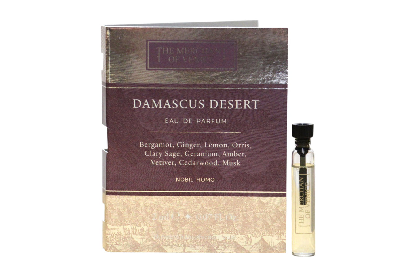 The Merchant Of Venice The Merchant Of Venice, Damascus Desert, Eau de Parfum, Für Männer, 2 ml Fläschchen Vial