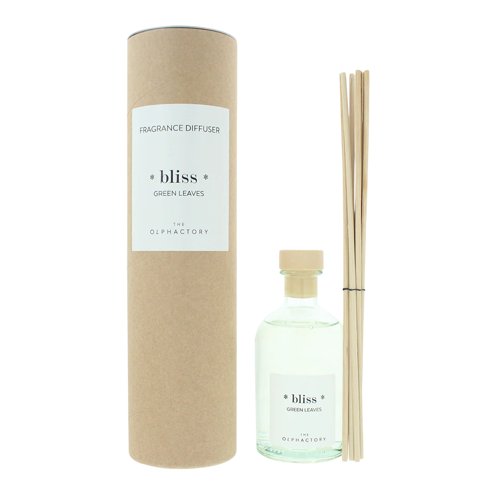 The Olphactory The Olphactory, Bliss Green Leaves, Duftstäbchen, Aroma-Rattanstäbchen-Diffusor, 100 ml Regular