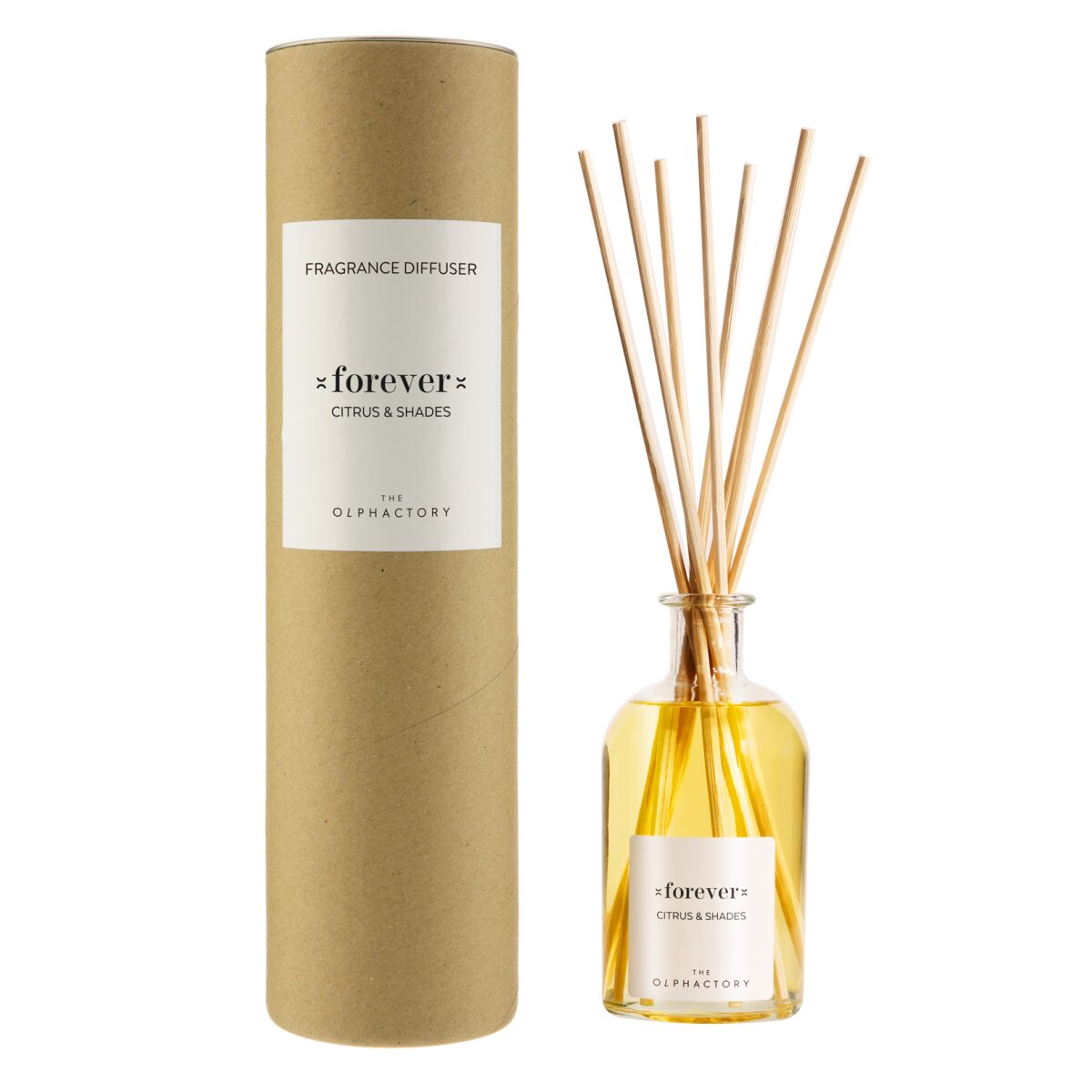 The Olphactory The Olphactory, Forever Citrus & Shades, Aroma-Rattanstäbchen-Diffusor, 100 ml *Tester
