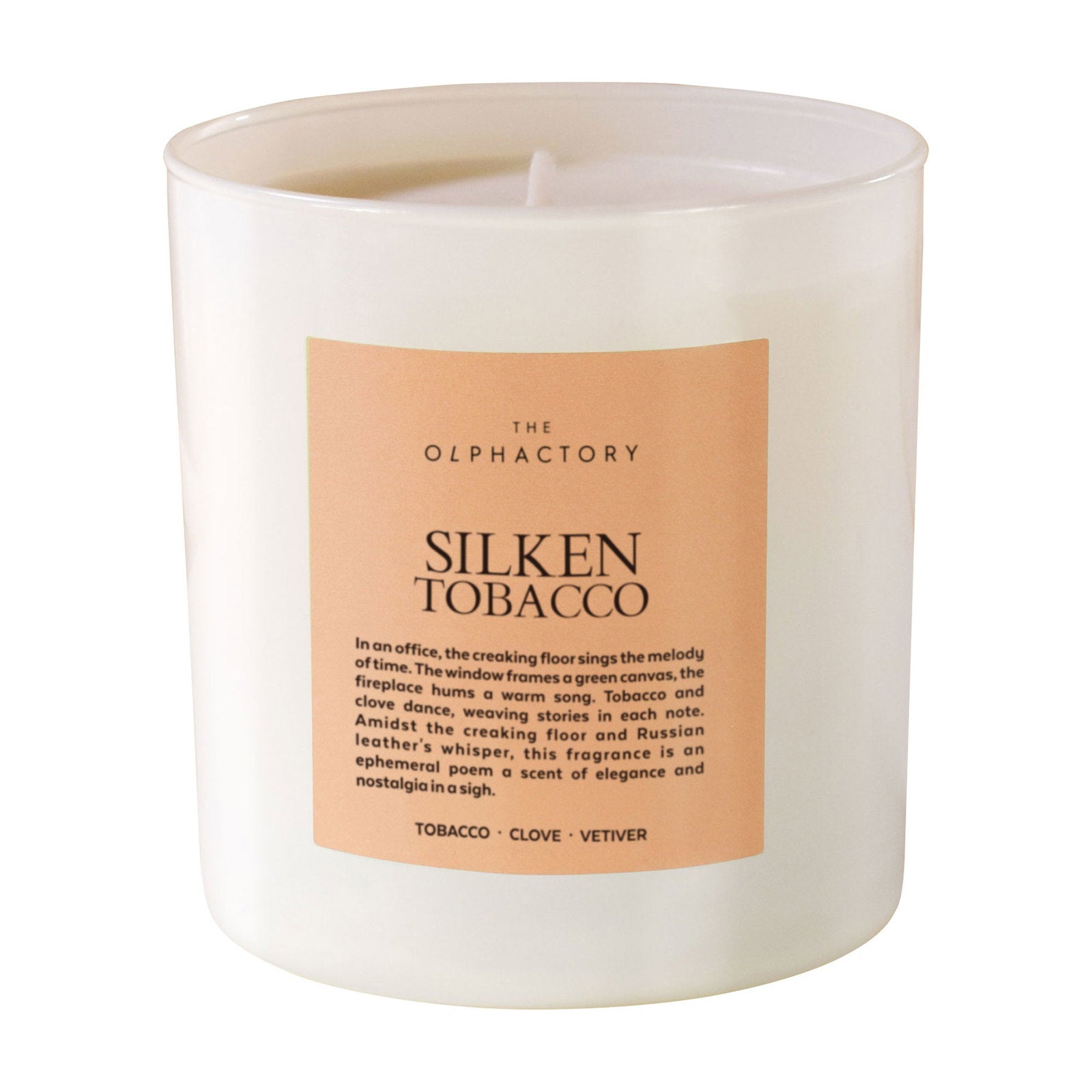The Olphactory The Olphactory, Silken Tobacco, Duftkerze, 310 g Regular