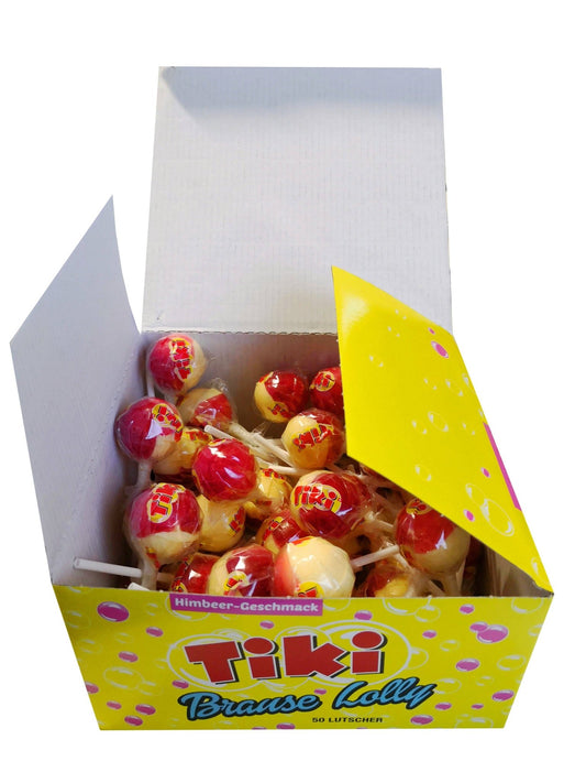 TIKI Brause Lolly mit Himbeer-Geschmack 16gr - Candyshop.ch