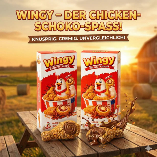 Wingy Crunch Crispy Schokolade 50g Chicken