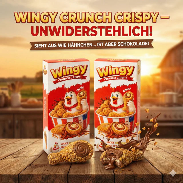 Wingy Crunch Crispy Schokolade 50g Chicken