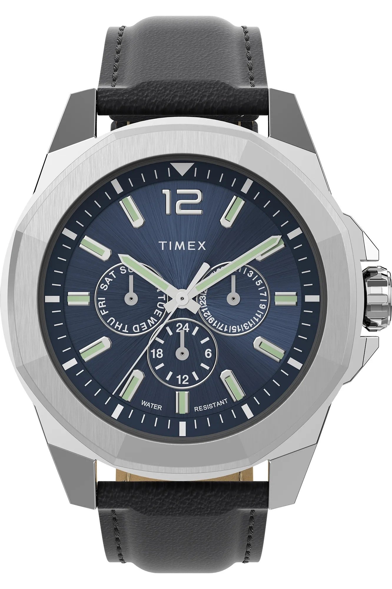 TIMEX TW2V43200 Day - Date - 24H Armbanduhr 44 mm Silber ansicht-3