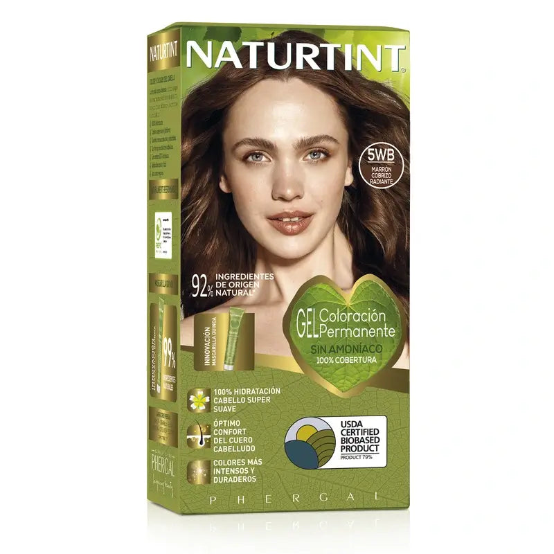 NATURTINT Haarfarbe ohne Ammoniak 5WB Kupferbraun Radiant 170 ml