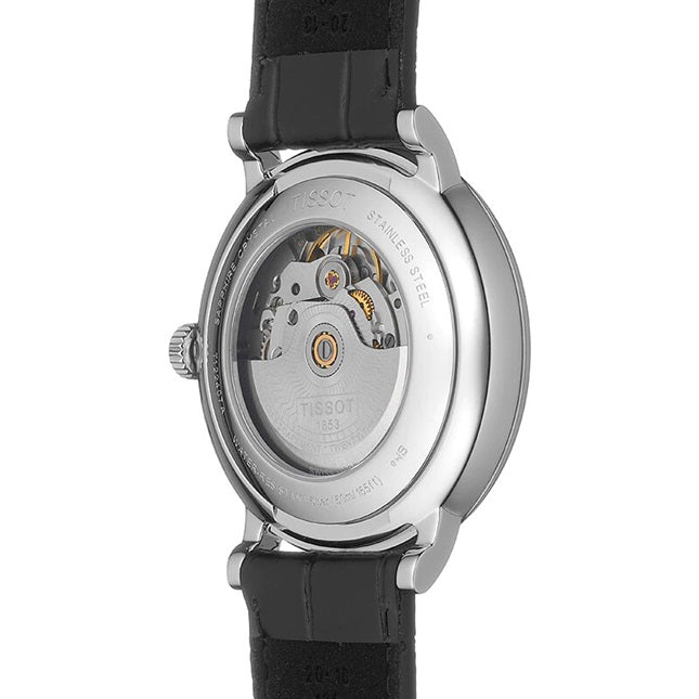 TISSOT CARSON AUTOMATIC Powermatic 80 T1224071605100 Date Armbanduhr 40 mm ansicht-3