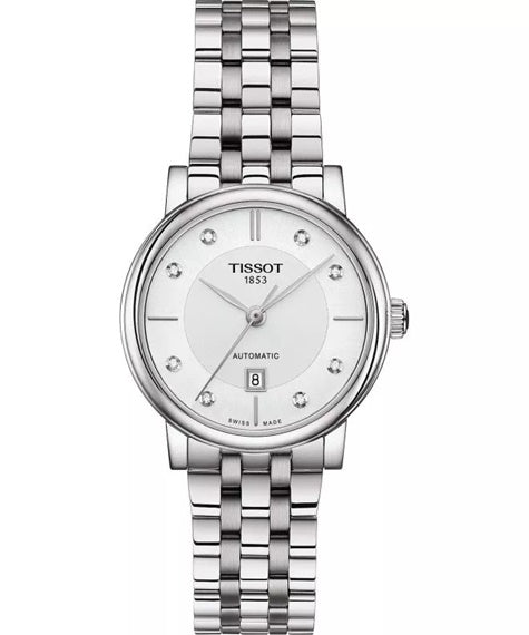TISSOT CARSON AUTOMATIC T1222071103600 Date Armbanduhr 30 mm ansicht-3