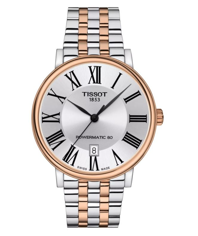 TISSOT CARSON AUTOMATIC T1224072203300 Date Armbanduhr 40 mm Gold