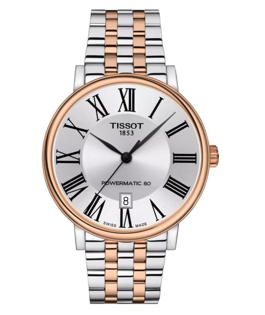 TISSOT CARSON AUTOMATIC T1224072203300 Date Armbanduhr 40 mm Gold