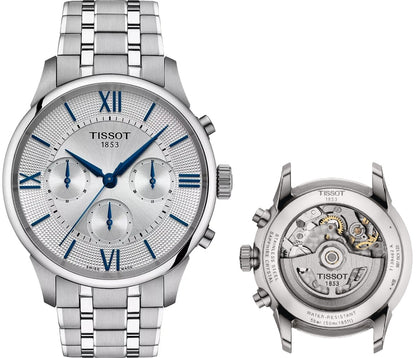 TISSOT CHEMIN DES TOURELLES AUTOMATIC T1394621103800 Chronograph Armbanduhr 42 mm