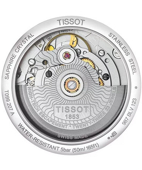 TISSOT CHEMIN DES TOURELLES T0992071104800 Date Armbanduhr 32 mm ansicht-2