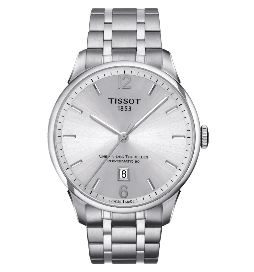 TISSOT CHEMIN DES TOURELLES T0994071103700 Date Armbanduhr 42 mm