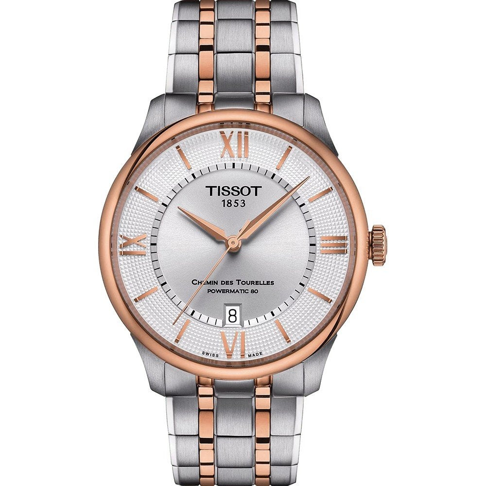 TISSOT CHEMIN DES TOURELLES T1398072203800 Date Armbanduhr 39 mm