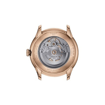 TISSOT CHEMIN DES TOURELLES T1398073603100 Date Armbanduhr 39 mm Gold ansicht-2