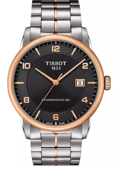 TISSOT LUXURY POWERMATIC 80 T0864072206700 Date Armbanduhr 41 mm ansicht-3