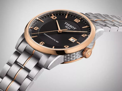TISSOT LUXURY POWERMATIC 80 T0864072206700 Date Armbanduhr 41 mm