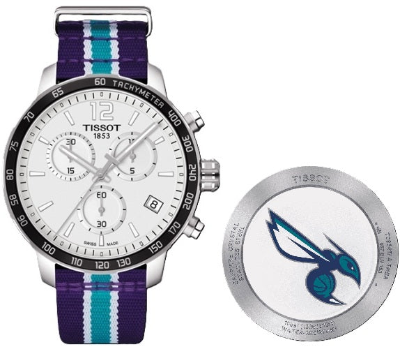 TISSOT QUICKSTER NBA CHARLOTTE HORNETS T0954171703730 Chronograph Armbanduhr 42 mm ansicht-2
