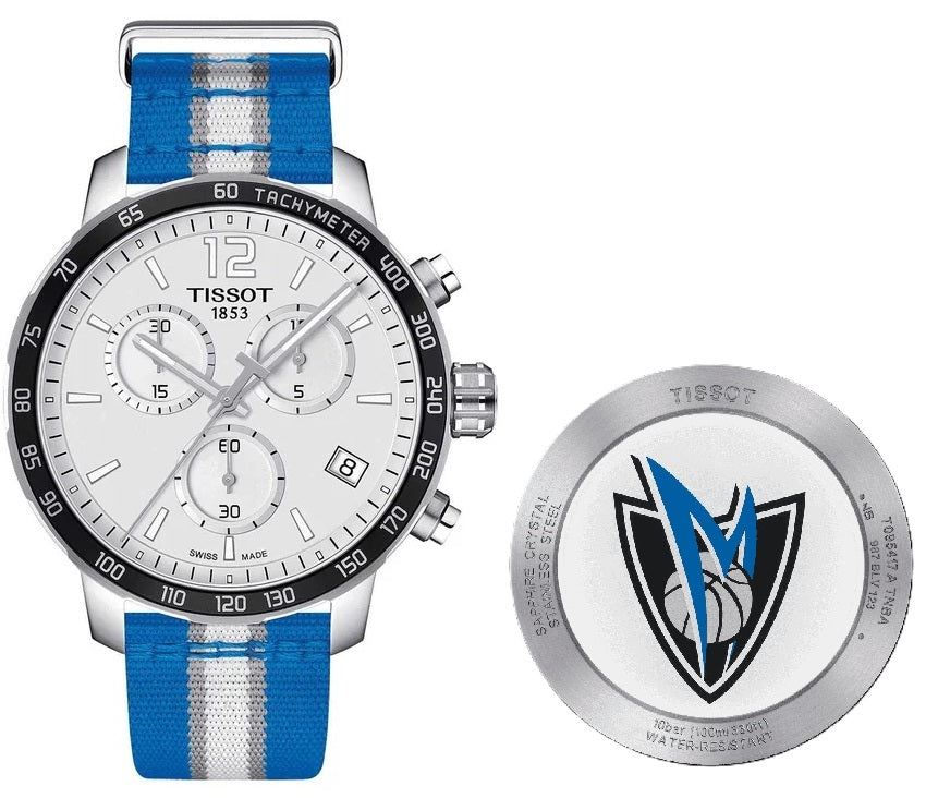 TISSOT QUICKSTER NBA DALLAS MAVERICKS T0954171703719 Chronograph Armbanduhr 42 mm ansicht-2