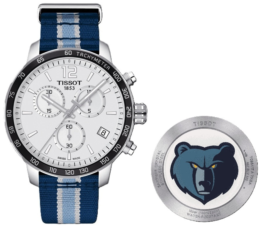 TISSOT QUICKSTER NBA MEMPHIS GRIZZLIES T0954171703720 Chronograph Armbanduhr 42 mm ansicht-2