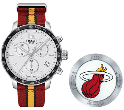 TISSOT QUICKSTER NBA MIAMI HEAT T0954171703708 Chronograph Armbanduhr 42 mm ansicht-2