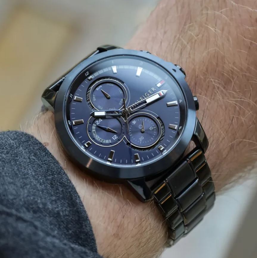 TOMMY HILFIGER 1792049 Analoguhr Armbanduhr 46 mm ansicht-3