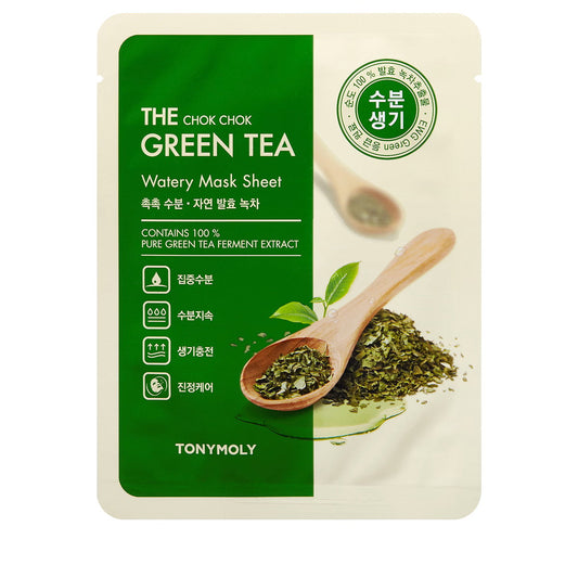 TonyMoly TonyMoly, The Chok Chok Green Tea, Hydratisierend, Gesichtsmaske, Für das Gesicht, 20 g Regular
