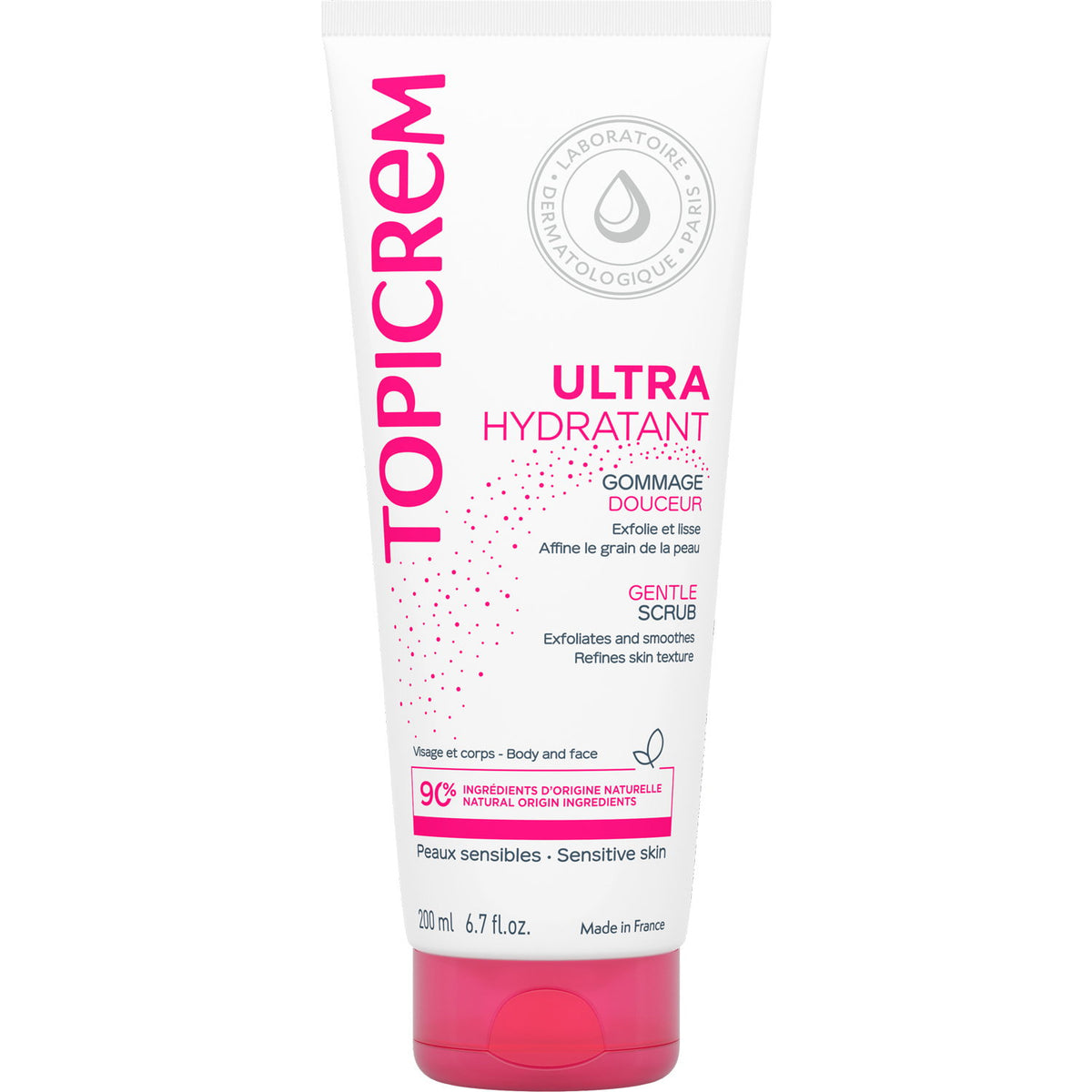 Topicrem Reinigungspeeling Topicrem, Ultra Hydratant, Exfoliating & Smoothing, Cleansing Scrub, 200 ml Regular