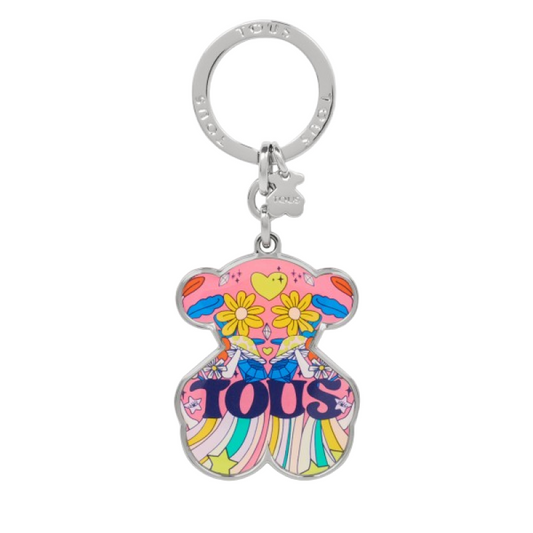 Tous Tous Magic Flowers Bear Metallschlüsselanhänger Mode / Modeaccessoires / Metallschlüsselanhänger
