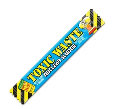 Toxic Waste Blue Raspberry Chew Bar 20g - Candyshop.ch