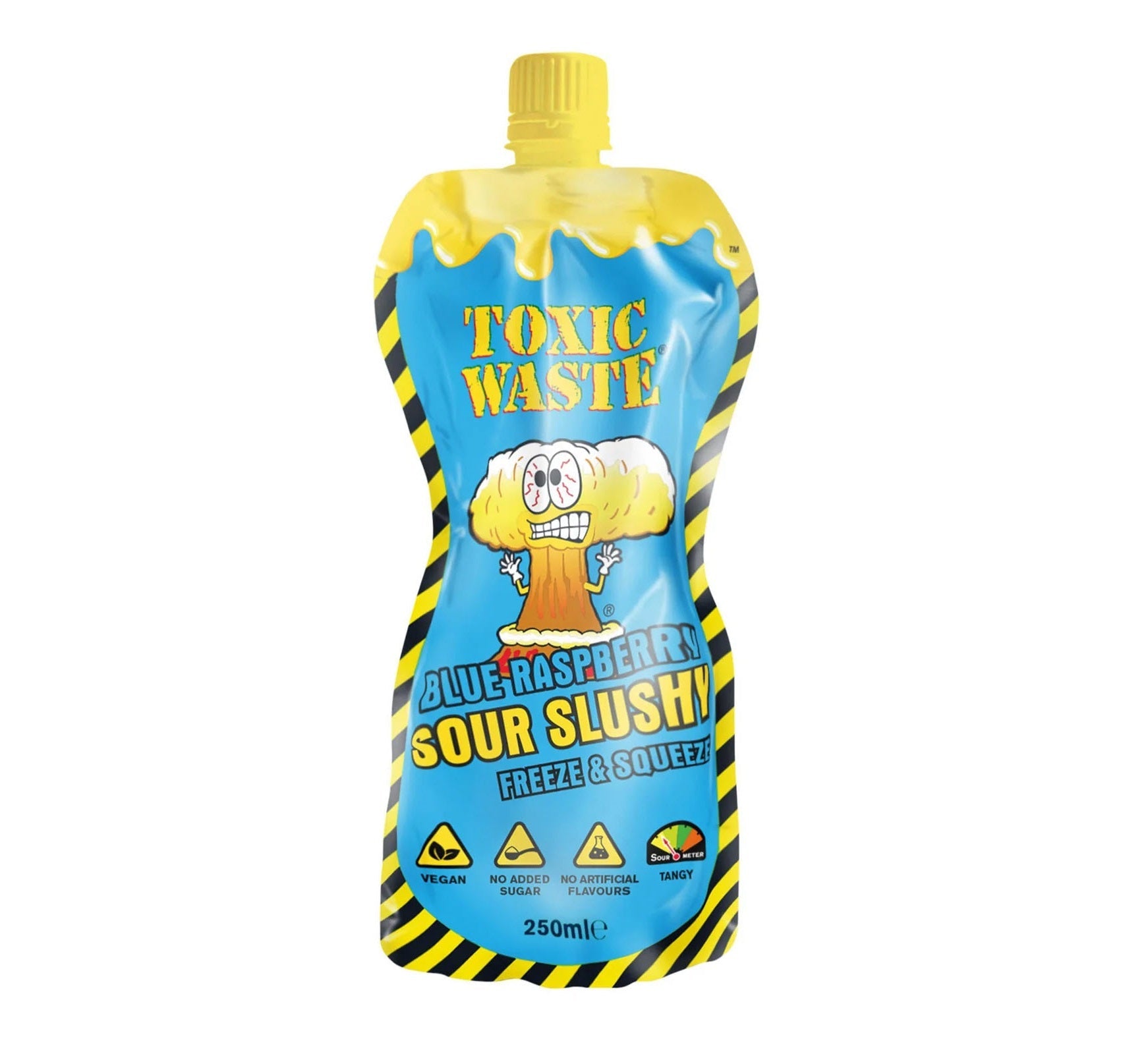 Toxic Waste Sour Slushy Blue Raspberry 250ml - Candyshop.ch