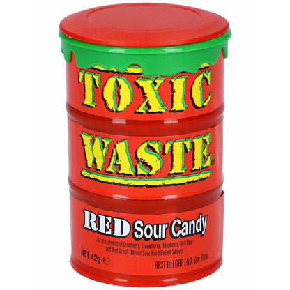 Toxic Waste Red Sour Candy 42g - Candyshop.ch