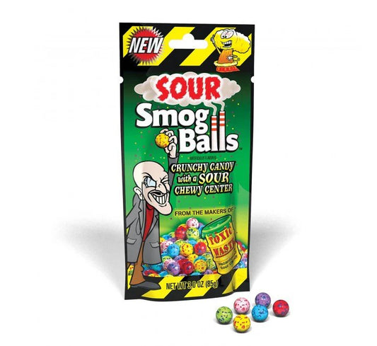 Toxic Waste Sour Smog Balls Pouch 85g