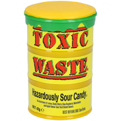 Toxic Waste Yellow Sour Candy 42g - Candyshop.ch