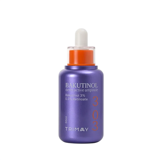 Trimay Ampullen Behandlungsserum Trimay, Bakutinol Derm Active, 3% Bakuchiol & 0.3% Retinoate, Anti-Aging, Anti-Wrinkle, Rege