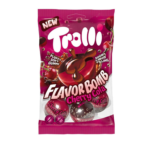 Trolli Flavor Bomb Cherry Cola 4er Fruchtgummi-Bälle