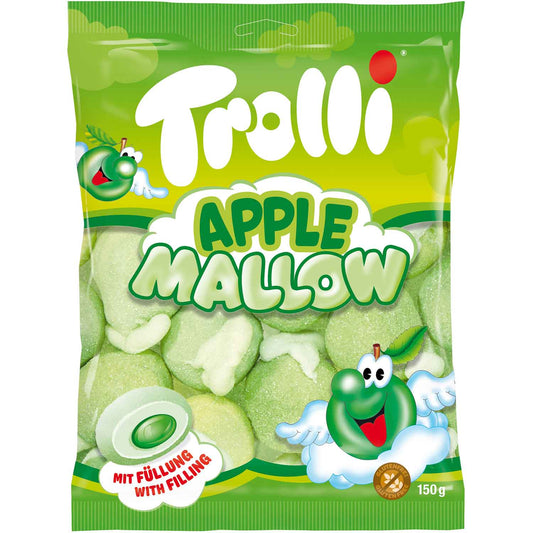 Trolli Apple Mallow 150g Extrasofte Schaumzucker Äpfel mit fruchtiger Füllung - Candyshop.ch