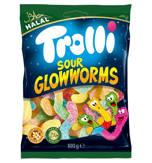 Trolli Saure Glühwürmchen 100g - Candyshop.ch
