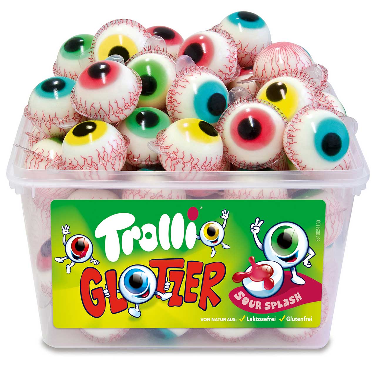 Trolli Glotzer 60er Schaumzucker Gummibonbon mit Füllung 10% - Candyshop.ch