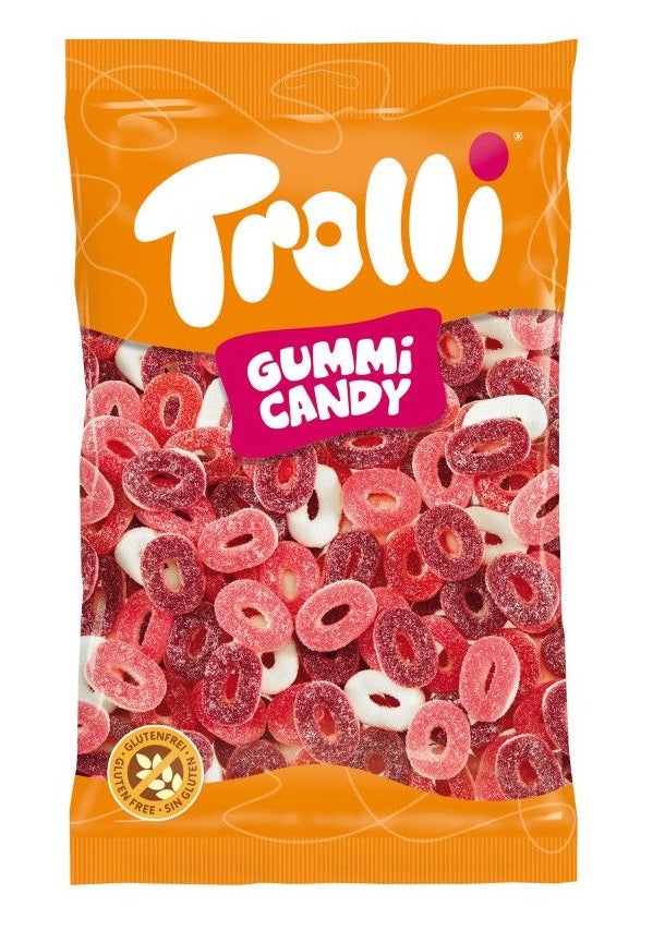 Trolli Rote Früchte Mini-Ringe 1000g