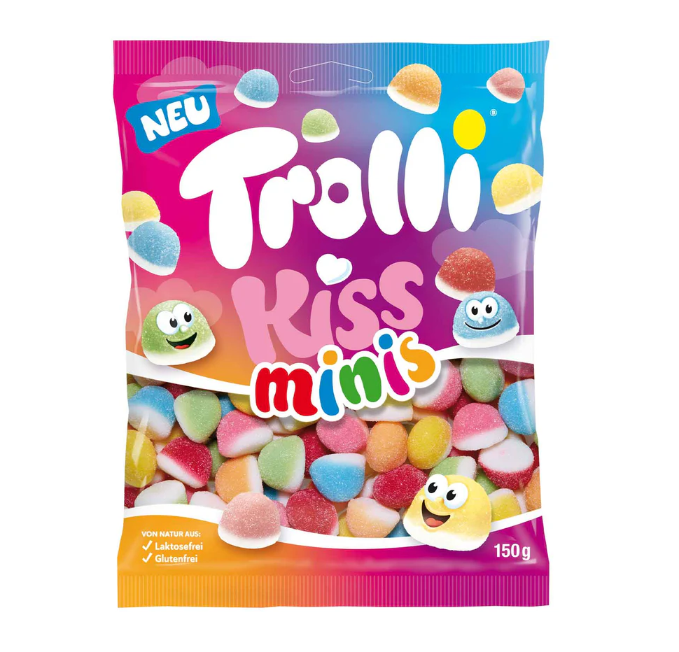 Trolli Kiss Minis 150g Gummibonbons mit Fruchtgeschmack