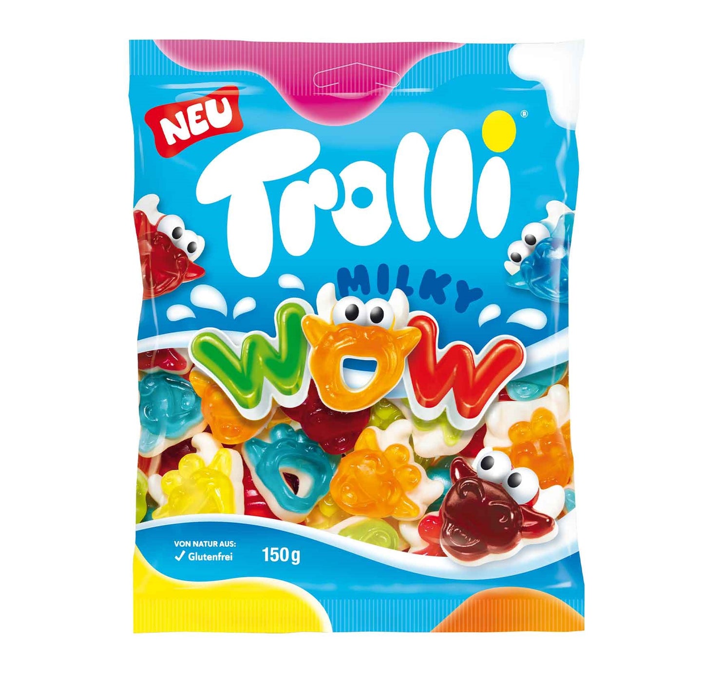 Trolli Milky WOW 150g  Schaumzucker Gummibonbons