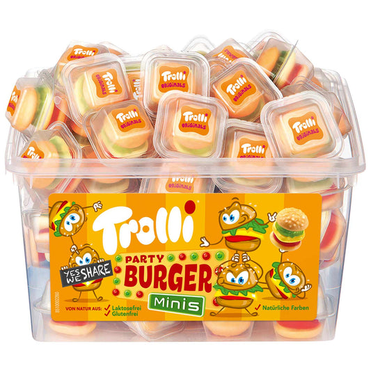 Trolli Party Burger Minis 60x10g - Candyshop.ch