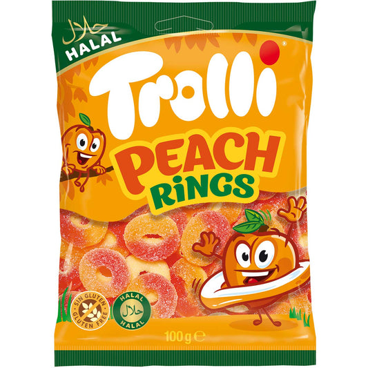 Trolli Peach Rings 100g - Candyshop.ch