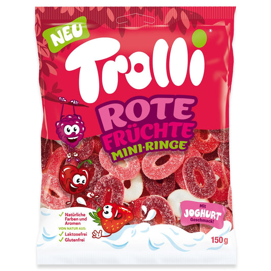 Trolli Rote Früchte Mini-Ringe 150g - Candyshop.ch