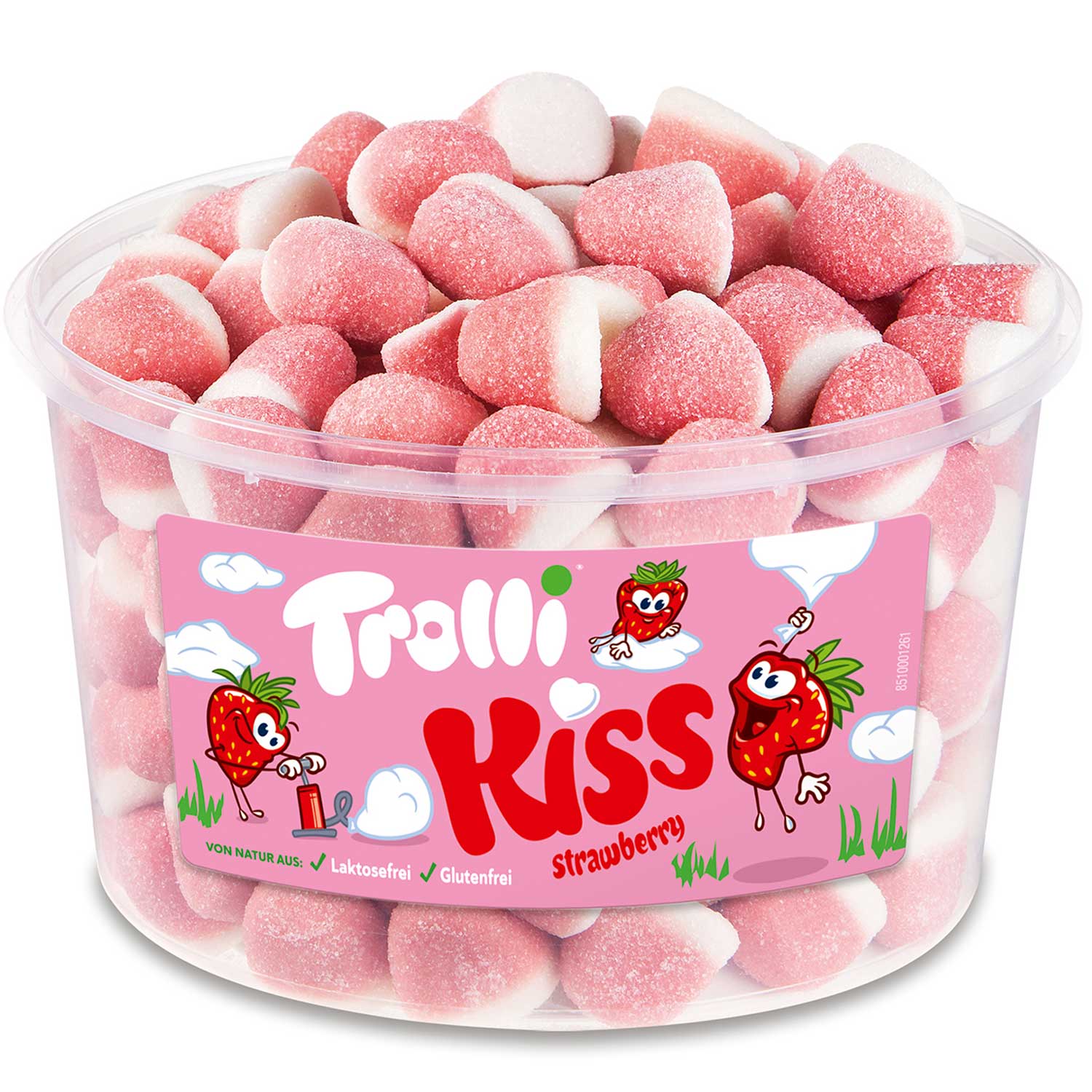 Trolli Strawberry Kiss 150er - Candyshop.ch