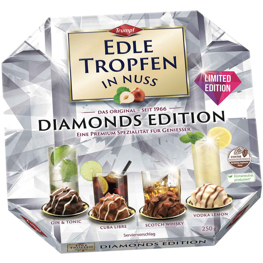 Trumpf Edle Tropfen in Nuss Diamonds Edition 250g - Candyshop.ch