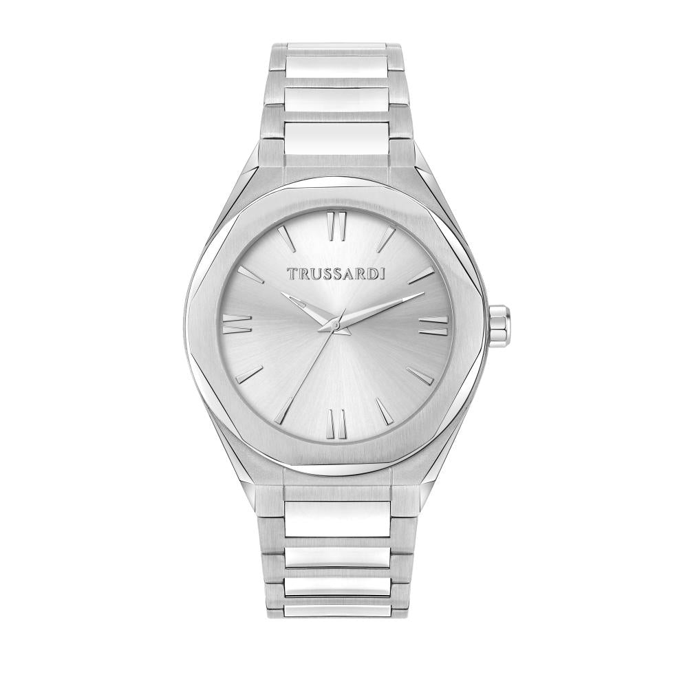 TRUSSARDI BIG R2453156006 Only Time Armbanduhr 42 mm Silber