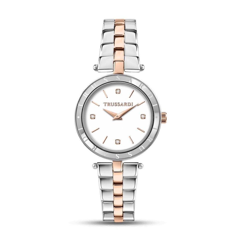 TRUSSARDI R2453145516 Only Time Armbanduhr 34 mm Silber